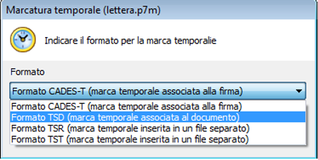 Marcatura temporale