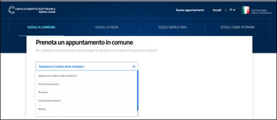 guida carta identità online screenshot 1