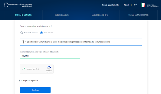 guida carta identità online screenshot 3